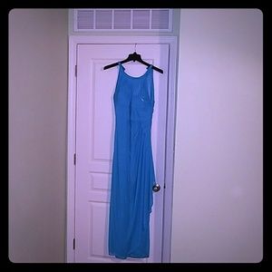 Formal blue david bridal dress...size 14
